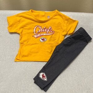 GUC girls KC Chiefs outfit
